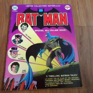 1975 Batman DC Special All-Villain Issue Large Comic Book (34cm x 26cm)